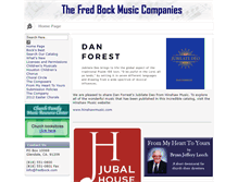 Tablet Screenshot of fredbock.com